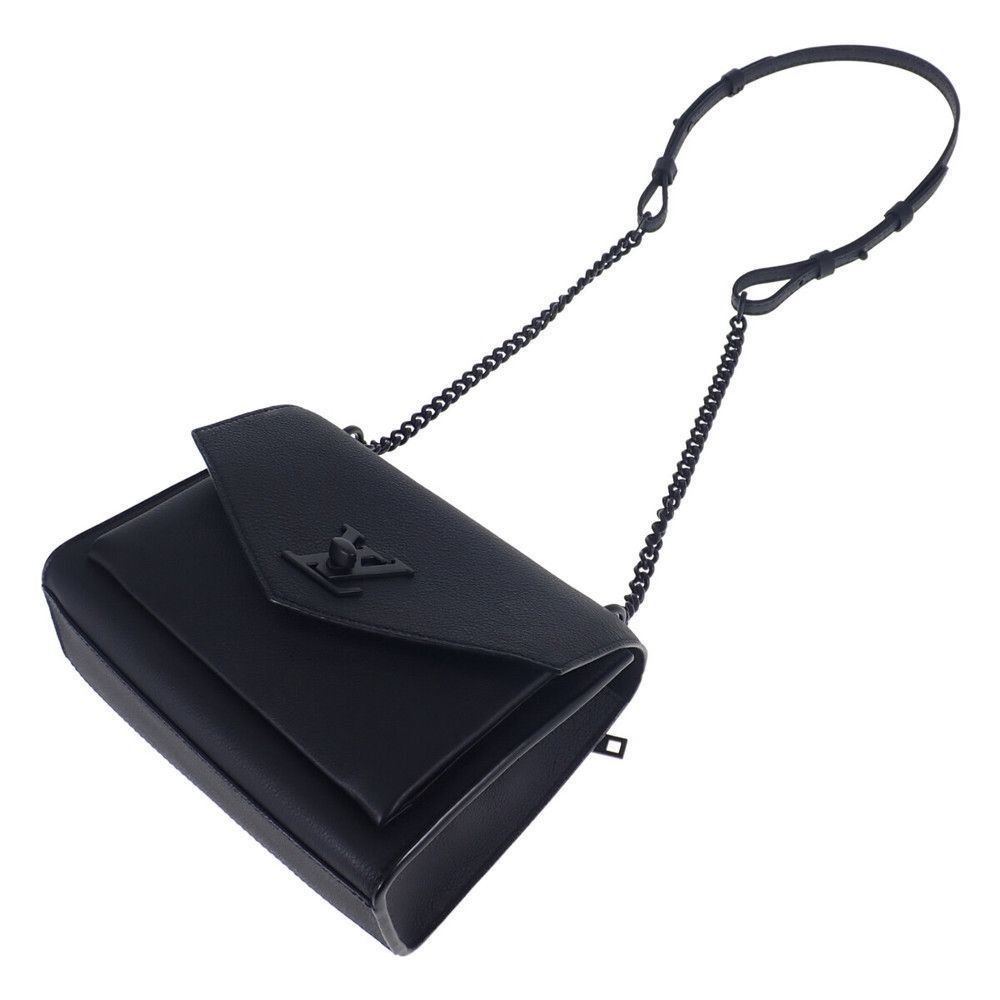 Louis Vuitton My LockMe BB Monochrome Shoulder Bag Calfskin Black - Picture 8 of 8